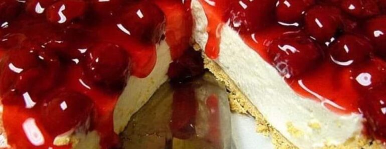 Easiest No-Bake Cherry Cheesecake – 2024