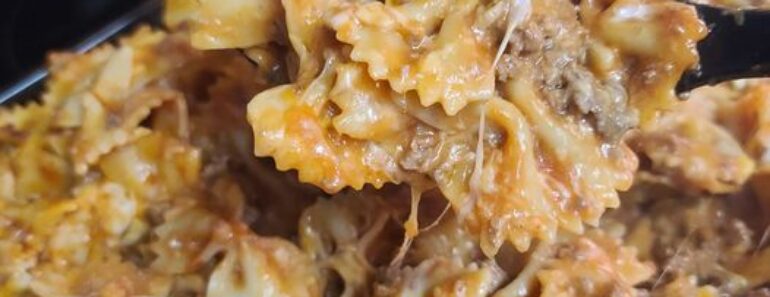 Cheesy Bowtie Pasta Bake 2023 Cheesy Bowtie Pasta Bake 2023