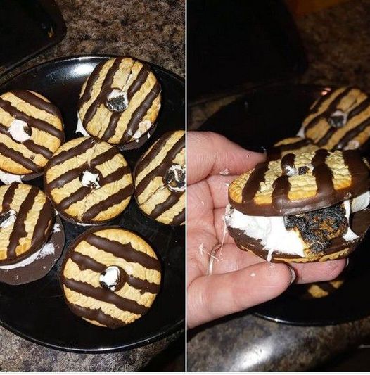 S'mores with FudgeStriped Cookies Recipe 2023 Easy Family Recipes