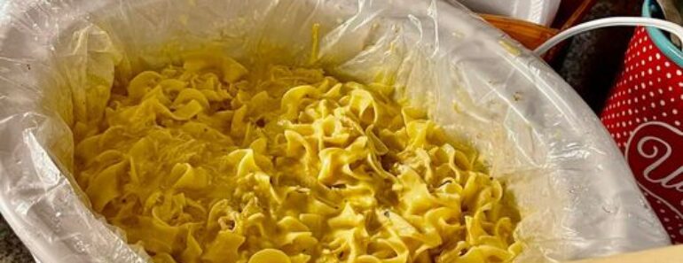 Crockpot Chicken and Noodles 2023