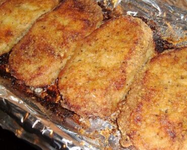 Crispy Parmesan Herb-Crusted Pork Chops