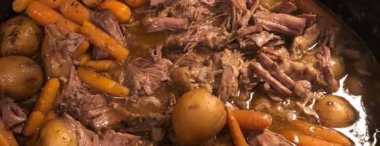 Savory Ranch Italian Pot Roast 2023