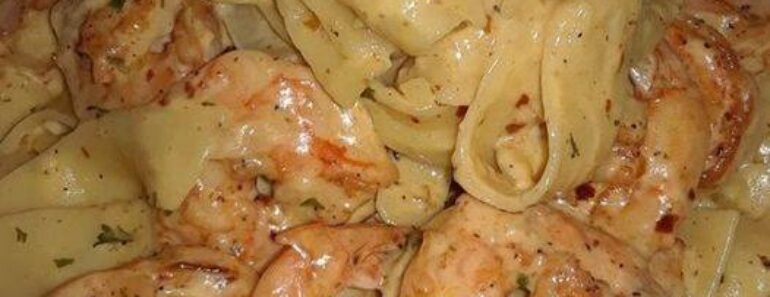 Creamy One-Pan Shrimp Fettuccine Alfredo 2023