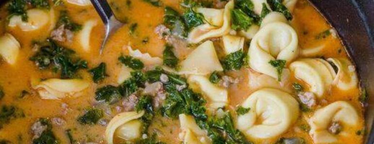 Quick and Easy Creamy Tortellini Soup 2023