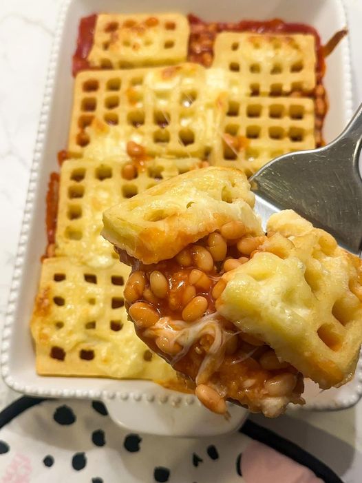 Cheesy Fish Finger and Waffle Casserole 2023 Easy Family Recipes