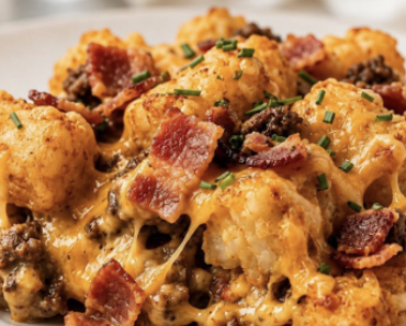 Bacon Cheeseburger Tater Tot Casserole Bacon Cheeseburger Tater Tot Casserole
