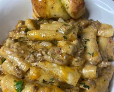 Cheesy Rotel Pasta Delight