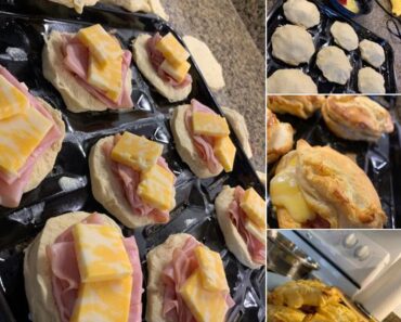 Colby Jack and Smoked Ham Stuffed Biscuit Bites 2023