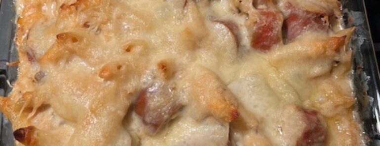 Polish Casserole with Penne and Sauerkraut 2023
