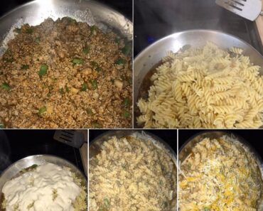 Taco Alfredo Pasta Delight