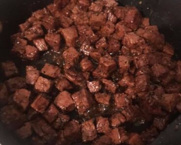 Glazed steak