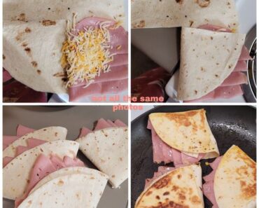 Cheesy Breakfast Tortilla
