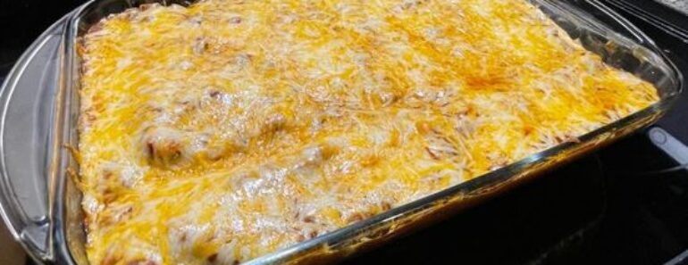Taquito Enchilada Casserole Recipe