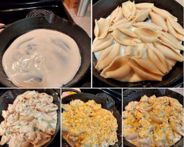 Chicken Alfredo Stuffed Shells