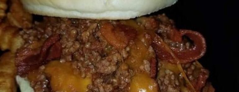 Bacon Cheeseburger Sloppy Joes