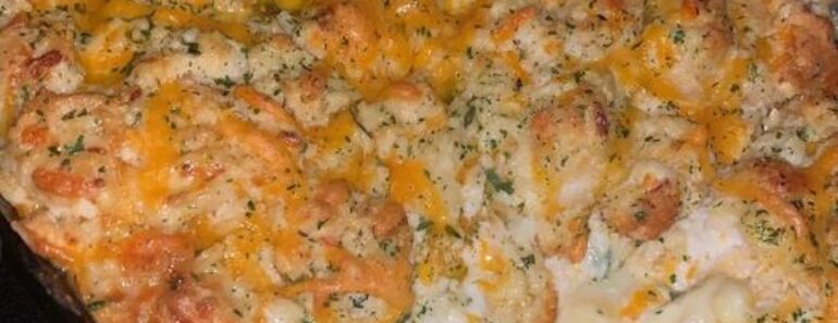 Cheddar Bay Biscuit Chicken Pot Pie Bake Recipe