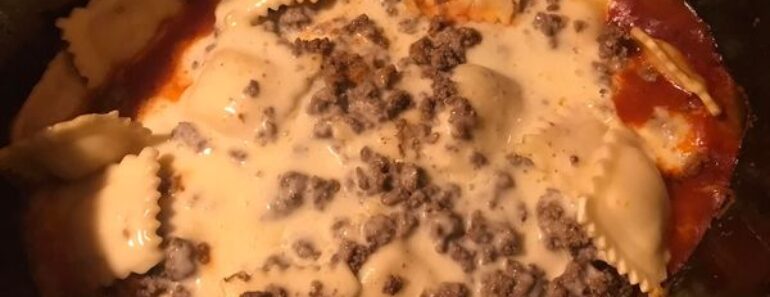 Crockpot Lazy Lasagna
