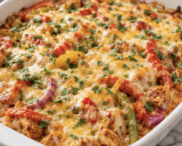 Cheesy Baked FajitaChicken