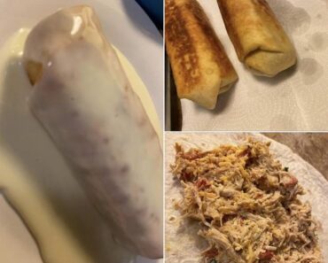 Homemade Smothered Chicken Chimichangas Homemade Smothered Chicken Chimichangas