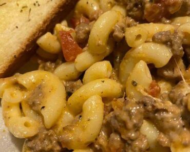 👉Creamy Rotel Hamburger Pasta
