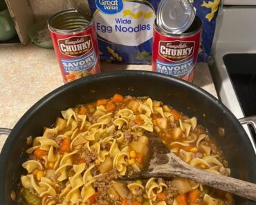 👉Beef and Vegetable Noodle Soup