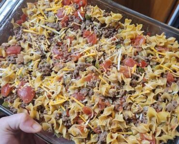 👉Easy BeefyNoodle Casserole