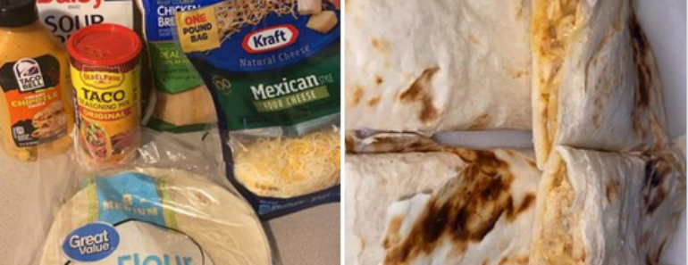 Homemade quesadillas inspired by Taco Bell’s quesadillas