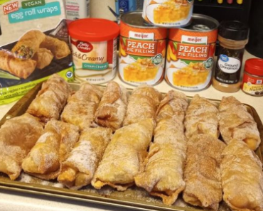 👉 Peach CobblerEggrolls