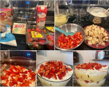 Strawberry Shortcake Trifle Dessert