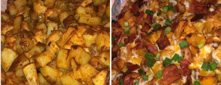 Loaded Cheesy Chicken Potato Casserole
