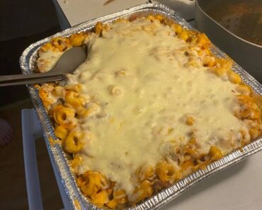 Cheesy Tortellini Casserole Cheesy Tortellini Casserole
