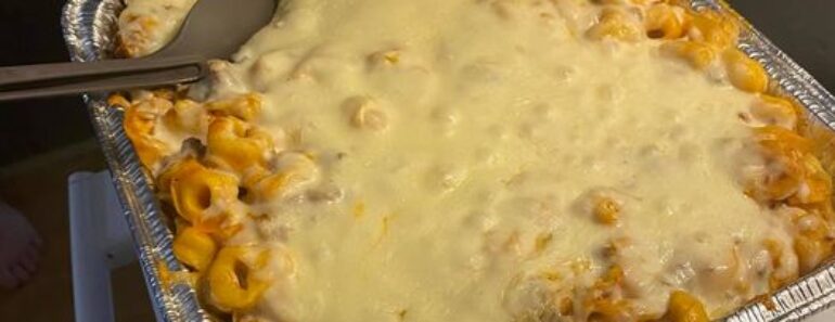 Cheesy Tortellini Casserole