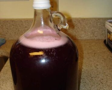 Homemade Blueberry Wine