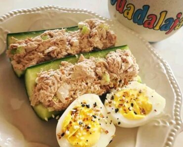 👉TunaStuffed Cucumber Bites