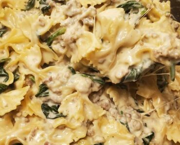 👉One Pot Sausage Spinach Pasta