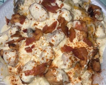 👉Chicken AlfredoBaked