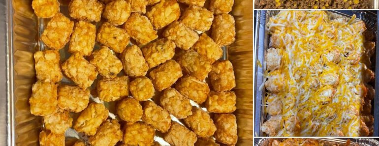 👉Comforting Tater Tot Casserole