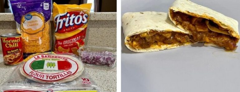 👉Frito Chili Cheese Wrap