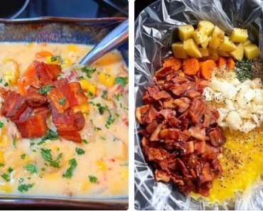👉SlowCooker Bacon Corn