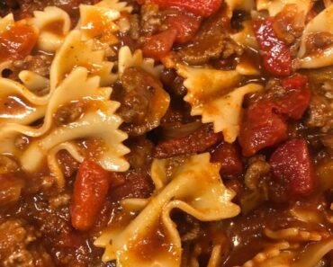 👉Savory Bow Tie Pasta