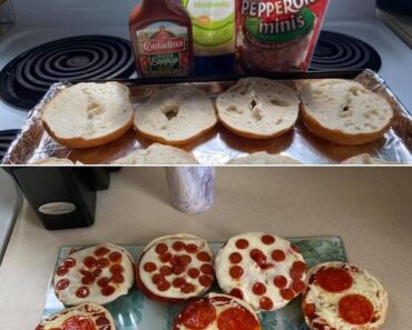 👉Homemade PizzaBagels