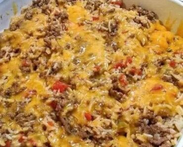 Cheesy Spanish Rice Casserole
