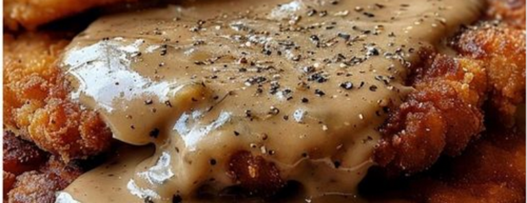 Southern-Style Chicken Fried Steak with Country Gravy