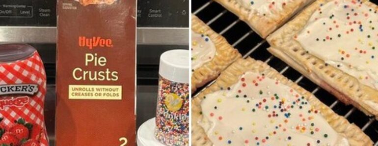 Homemade Pop-Tarts using premade pie crust