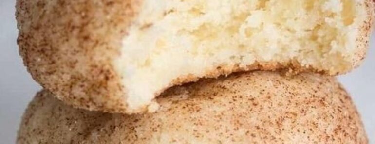 Cream Cheese Snickerdoodle Cookies