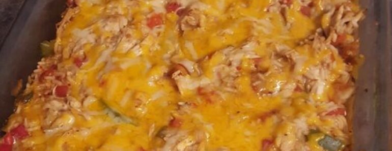 Creamy Fajita Chicken Casserole