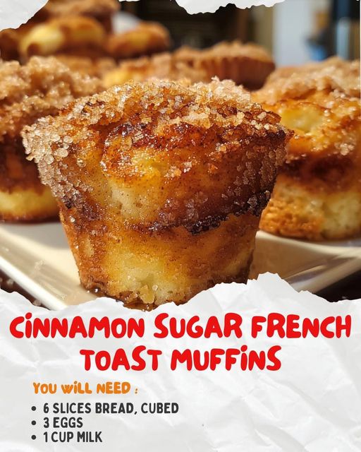 Cinnamon Sugar French Toast Muffins Easy Family Recipes