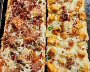 👉Homemade FrenchBreadPizza