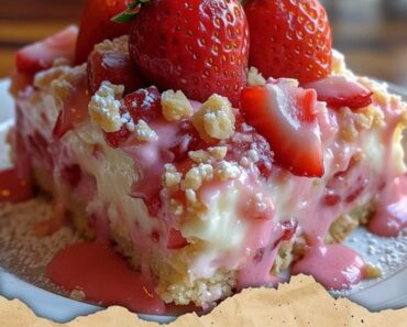 👉Strawberry Earthquake Cake