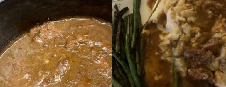👉Crockpot CubedSteak
